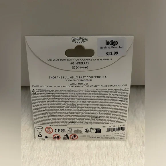 “Hello Baby” balloons - Picture 2 of 2